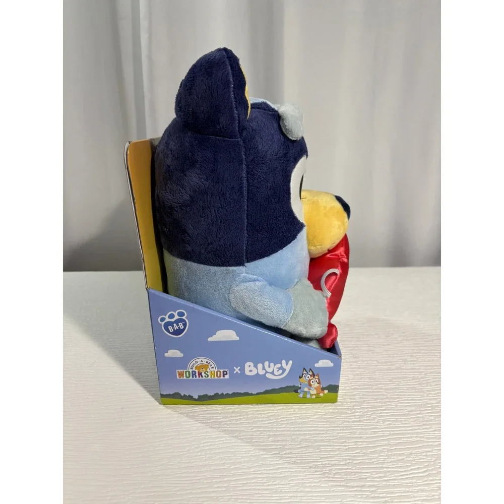 Build A Bear Workshop x Bluey Plush with Red Heart Balloon New in Box 034741